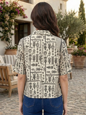 Varanga Women Summer Floral printed Top