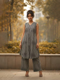 Monochrome Matrix Piece kurta set