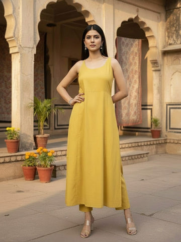 Fusion Kurta Set With Dupatta