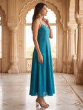 The Sapphire Slip- Women's Maxi Dress