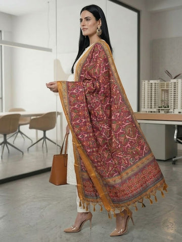 The Sovereign White Set With dupatta