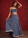 Block Printed Lehenga Choli Set