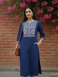 Modern Summer Kurta In Blue