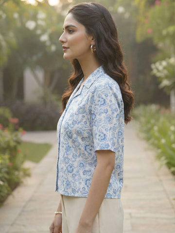 Varanga Women Summer Floral printed Top
