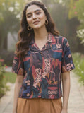 Varanga Women Summer Floral printed Top