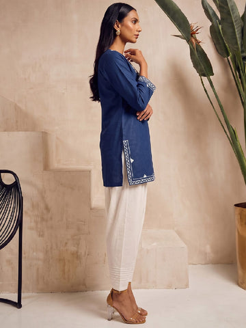 Kashmiri Embroidered Short Kurti