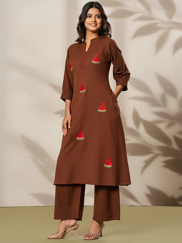 Sophisticated & Minimalist Embroidered