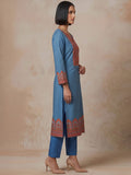 The Midnight Crimson Silk Women'S Kurta Set