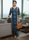 Classic Blue Cotton Kurta for Women