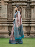 Ethnic Motifs Silk Cotton Handloom Banarasi Saree