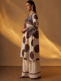 Women's Printed Kurta Set with Farsi Salwar