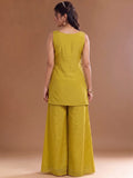 Varanga Embroidered Kurta With Dupatta | Art Silk | Festive