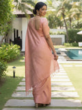 Ethnic Motifs Silk Cotton Handloom Banarasi Saree
