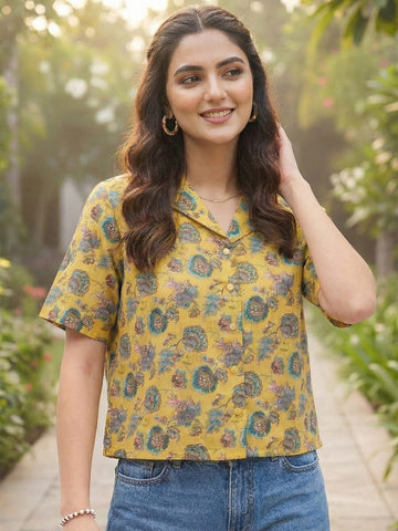 Varanga Women Summer Floral printed Top