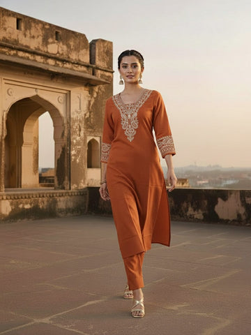 Sophisticated & High-Fashion Ethnic Kurta Set
