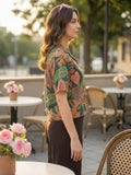 Varanga Women Summer Floral printed Top