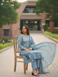 Pure Cotton Embroidered Summer Kurta Set for Women