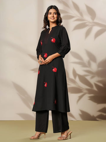 Chic & Modern Embroidered Kurta Set