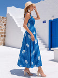 Stripe Fusion Women's Maxi Dress