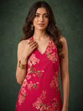 Floral Printed Farsi Salwar With Short Kurti