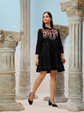 Black Premium Aline Dress