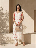 The Heart-Print  Kurta Set