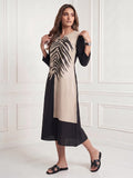 Dual-Tone Botanical Midi For Womens