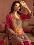 Ethnic Printed Kurta Set With Matching Palazzo And Dupatta