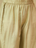 Varanga Women Olive  Floral Printed Embroidered Kurta  Paired With Bottom And Dupatta