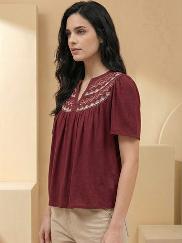 Varanga Women Summer Floral printed Top