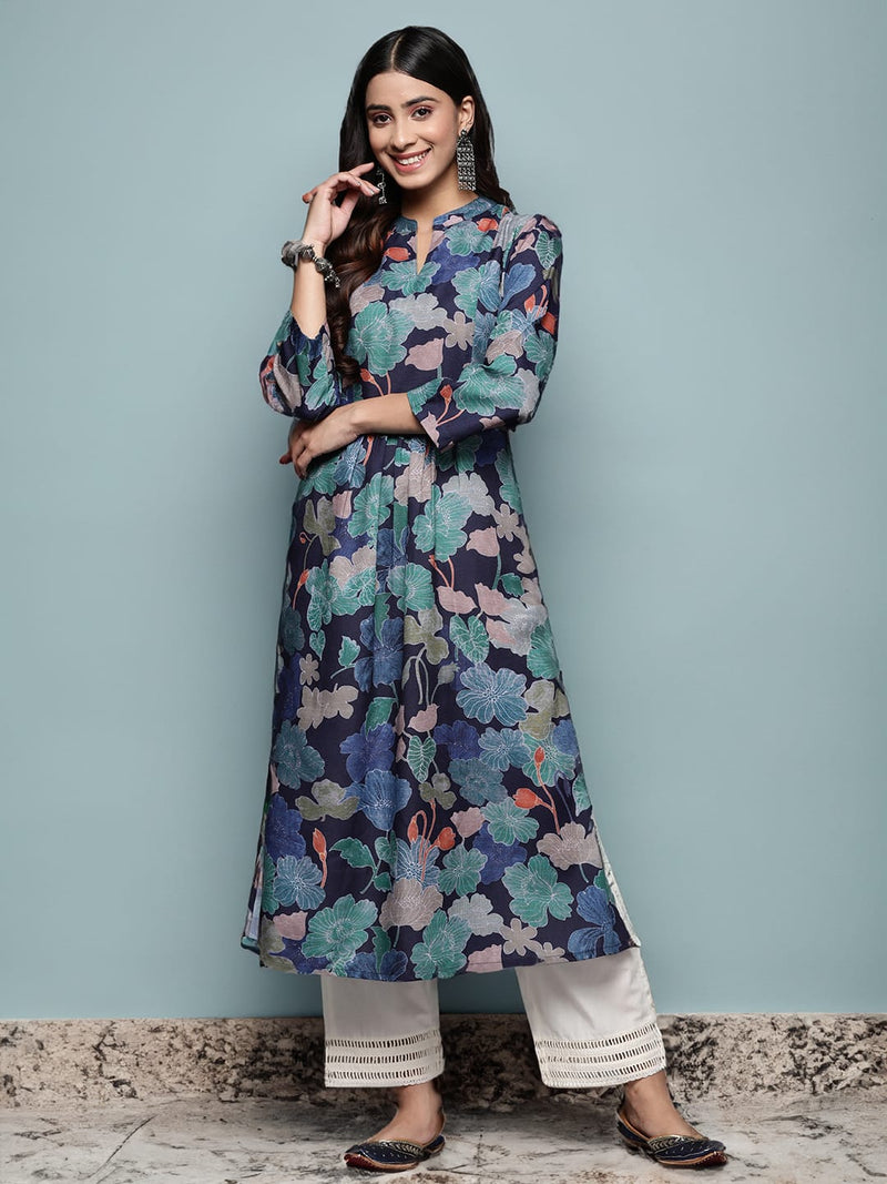 Varanga women floral printed kurta