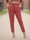 Rust & Orange printed suit set in pure cotton