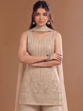 Varanga Embroidered Kurta With Dupatta | Art Silk | Festive