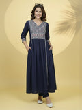 Ajrakh Heritage A-Line Kurta Set