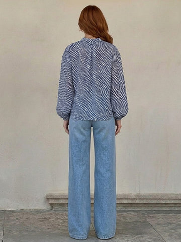 Varanga Neel-Leheriya women's top