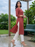 Everyday Maroon Casual Kurta