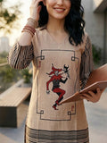 Geometric Folk Kurta