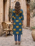 Women Heritage Hathi Printed Kurta