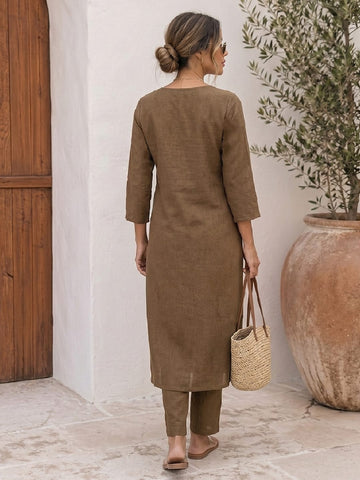 Wild SaffronWomen's Kurta Set