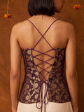 Jacquard Corset Top