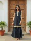 Fusion Bandhni Sharara Set