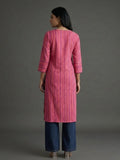 Cotton kurta with Colourful Stripes