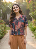 Varanga Women Summer Floral printed Top