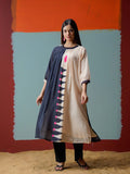 Two-Tone Flare Kurta Set