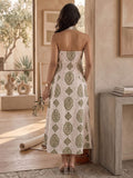 Zana Block-Print Women's Maxi Dress
