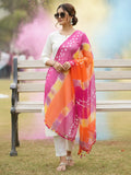 Elegant net dupatta featuring sequence detailing for a stylish and feminine finish.