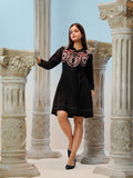 Black Premium Aline Dress