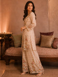 Ethnic Printed Kurta Set With Matching Palazzo And Dupatta