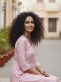 The Pastel Pink kurta Set