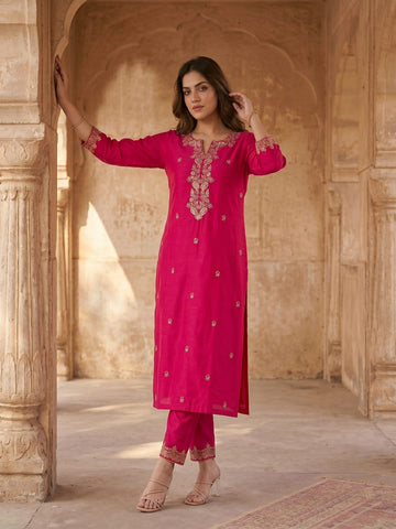 Blush Blossom Women's Kurta Set